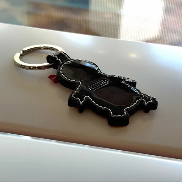 Coach Penguin Keychain with Red Bow and Scarf - Picture 5 of 9